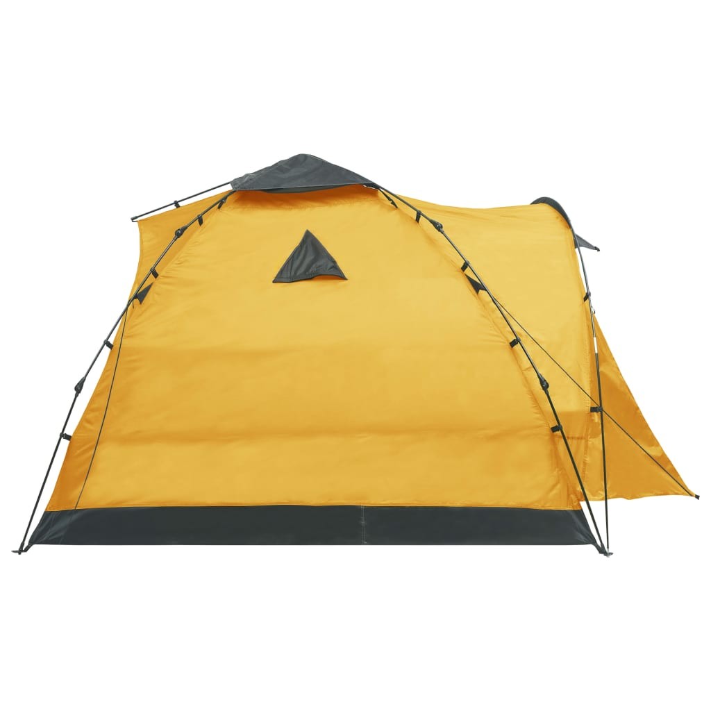 Pop Up Camping Tent 3 Person Yellow